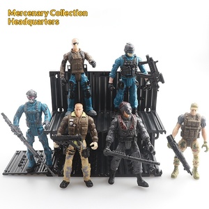 Figura de Acción Militar Articulada de 10cm, Modelo de Soldado de Fuerzas Especiales Antiterrorismo, con Armas de Plástico, Tipo Zombie - Product Image 6