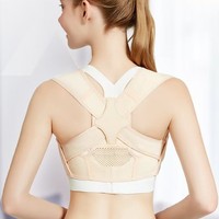 Correcteur de posture professionnel réglable et portable, soutien lombaire respirant en maille, confortable et protecteur