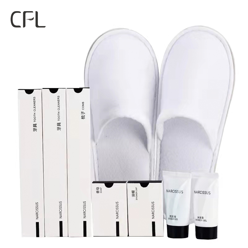 Eco Hotel Terry Slipper with logo