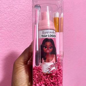 Cepillo de Limpieza para Pestañas, Limpiador sin Aceite, Etiqueta Privada, Extensión de Pestañas, Champú con Logotipo Personalizado, 30ml, 60ml, 100ml - Product Image 2