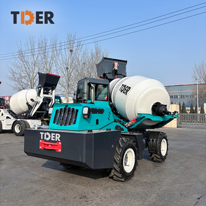 TDER Zelfladende Mobiele Planetaire Diesel Betonmixer Aanhangwagen 2,6m³ Cbm Transport Moddermixer Machine <span class=keywords><strong>Truck</strong></span> Met Pomp - Product Image 5