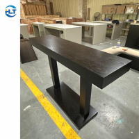 Mobilier sur mesure pour café et salon de thé |   Comptoir en bois, banquette et table pour les magasins de vente de boissons