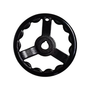 Custom Iron-Plated Electrophoretic Handwheel For Industrial Equipment Marine Valves Standard Round Hole Machine Tool - Product Image 4