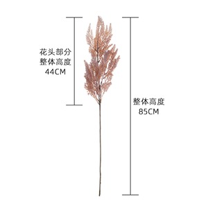 Hierba de Pampas Artificial Yuli Sage, 180g/m, Plástico, Decoración para Bodas, Estilo INS, Decoración Artesanal - Product Image 4