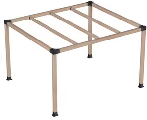 Robuste 2x4 Pergola Toit <span class=keywords><strong>Support</strong></span> Post Faisceau Connecteur Triangle <span class=keywords><strong>Support</strong></span> Structure Supports De Montage 2 "x 4" Poteaux En Bois Métal/Acier - Product Image 3