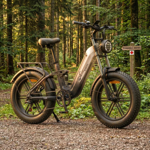 Vélo électrique hybride CMACEWHEEL V20 OEM OED en alliage d'aluminium, sans balais, 48V 20Ah 750W, batterie lithium arrière, double suspension, neige - Product Image 6