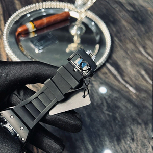 Men's Black Ceramic Automatic Mechanical Wristwatch, Stylish Sports <b>Watch</b> RM52-05 - Product Image 5