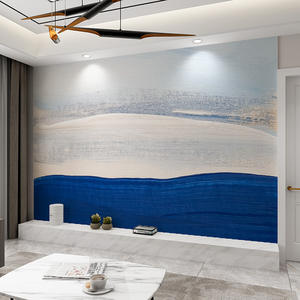 Nordique Tv fond Mural nouveau salon Art papier peint chambre papier peint Film télévision revêtement mural Relief papier peint - Product Image 2