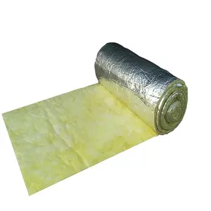 Glas wol roll met aluminiumfolie als warmte isolatie dak materiaal