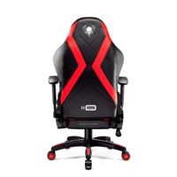 Chaise DIABLO X-horn 2.0 blanc noir ordinateur de bureau Pc E-Sports jeu course dossier réglable pivotant ergonomique ascenseur chaise de jeu