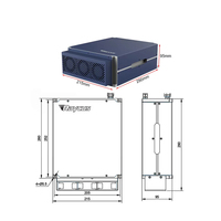 Fuente de Láser de Fibra Raycus de 20W, 30W, 50W, Piezas de Equipo Láser para Máquina de Marcado, Grabado y Corte por Láser de Fibra