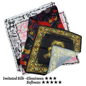 Bandana personnalisé 22''x22'' en tissu doux imprimé par Jarmoo, disponible en toutes tailles pour cadeaux promotionnels et d'affaires - Product Image 3