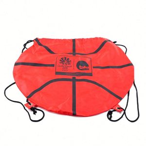 Bolsa de Poliéster con Cordón, Diseño Promocional al por Mayor, Reciclada, con Logotipo Personalizado, Forma de Balón de Fútbol - Product Image 1