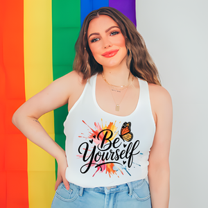 Design Personalizzato all'Ingrosso 'Be Yourself' Stampa su Pellicola DTF Impermeabile Trasferimento a Caldo per Magliette - Product Image 4