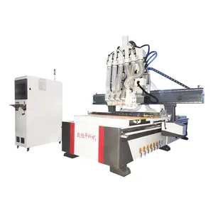 Houtverwerkende Machines 1328 2030 3 As Atc 3d Houtbewerking Cnc Router Met Een Zaag Voor Hout Mdf Meubelen