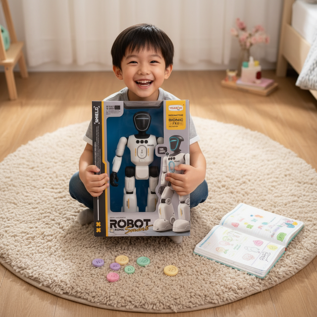 Hot-selling ABS Smart AI Robot Intelligent Dialogue Can Record Joint Interaction Educational Programming Singing Dancing Boys'