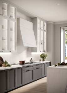 高級カスタムステンレス製モジュール式キッチンキャビネット 10年以上の実績 高級ヴィラプロジェクト向け耐老化性 - Product Image 3