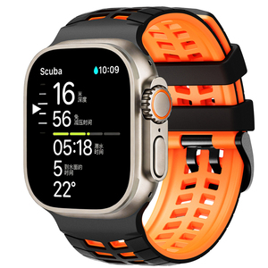 Correa de Silicona Transpirable para <span class=keywords><strong>Apple</strong></span> <span class=keywords><strong>Watch</strong></span> Band Ultra 3 2 49mm 46mm 44mm <span class=keywords><strong>45mm</strong></span> para Iwatch Series 11 10 9 <span class=keywords><strong>8</strong></span> 7 6 SE3 Brazalete para Hombre - Product Image 1