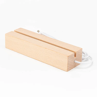 Porte-cartes de table en bois de pin naturel avec motif gravé élégant décor à la maison porte-menu de restaurant modèle de boîte-cadeau en bois