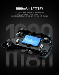 Controlador de juego inalámbrico para teléfono móvil, dispositivo con doble modo BT/alámbrico, con giroscopio de seis ejes y 16 teclas - Product Image 4