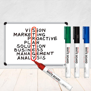 Erasable White <b>Board</b> Pen Red Blue <b>Black</b> Color Low Odor Dry Erase Whiteboard Marker - Product Image 4