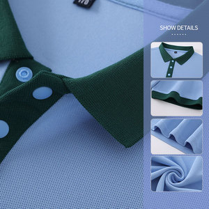 <span class=keywords><strong>Polo</strong></span> Personalizzate con Colletto Colorato, Abbigliamento da Lavoro Aziendale, <span class=keywords><strong>Polo</strong></span> da <span class=keywords><strong>Uomo</strong></span> con Logo Ricamato - Product Image 4