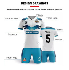 Maglia da <span class=keywords><strong>Calcio</strong></span> 2627 per Uomo, Uniforme da Allenamento, Maglietta da <span class=keywords><strong>Calcio</strong></span> Personalizzabile - Product Image 2