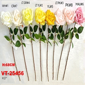 X1-LateX สเปรย์กุหลาบเทียมโพลีเอสเตอร์68ซม. ใหม่ล่าสุด2025นิ้วสำหรับวันแม่วันคริสต์มาสฮาโลวีนอีสเตอร์ - Product Image 1