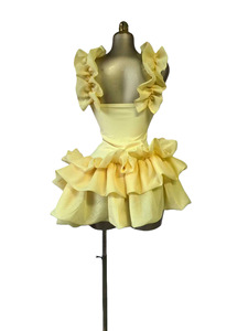 Women's <b>Spaghetti</b> <b>Strap</b> Bubble Skirt Sleeveless Halter Waist-cinched Dresses Fashion - Product Image 4