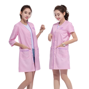 Uniformes de enfermera para mujer, conjunto de uniforme médico con cuello en V para atención médica sanitaria clínica, ropa pediátrica Dental de enfermera transpirable - Product Image 4