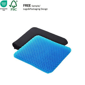 Bantal Duduk Ergonomis Ortopedi yang Dapat Disesuaikan, Bantalan Bokong TPE Pereda Stres, Gel Pendingin, Pereda Nyeri Tulang Ekor, Bantal Duduk Mobil - Product Image 1