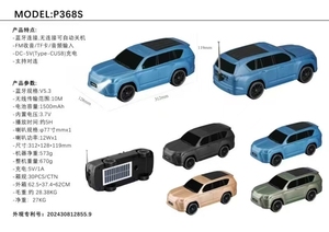 Новые продукты: Колонка P368S в форме автомобиля с солнечной панелью - Product Image 5