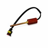 Pressostat à tube droit en laiton de 6 mm, Pression de coupure : 425 Psi, Pression de prise en charge : 300 Psi, Compatible AC/DC, Longueur du tube en laiton personnalisable