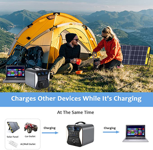 สถานีพลังงานสำรองแบบพกพา แบตเตอรี่ลิเธียมไอออน 300W ชาร์จไฟด้วยพลังงานแสงอาทิตย์ รุ่น KNS301 แบตเตอรี่ลิเธียมไอออน 300W รุ่น KNS301 ขายส่ง - Product Image 3