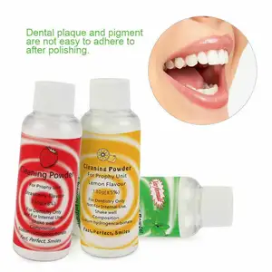 150g dientes blanqueamiento esencia Dental polvo de limpieza Prophy de chorro de aire de flujo de los dientes pulido manchas menta sabor a limón