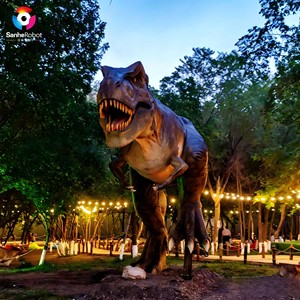 <span class=keywords><strong>T</strong></span>-<span class=keywords><strong>Rex</strong></span> animatronique grandeur nature de 15 m, dinosaure réaliste mécanique avec effet de fumée pour parc à thème jurassique - Product Image 2