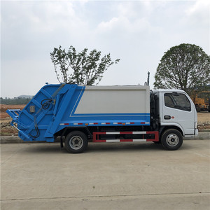 4x2 Dongfeng Marque 120hp Moteur Chargement 3 cbm 5 cbm Camions à <span class=keywords><strong>ordures</strong></span> <span class=keywords><strong>ménagères</strong></span> - Product Image 2