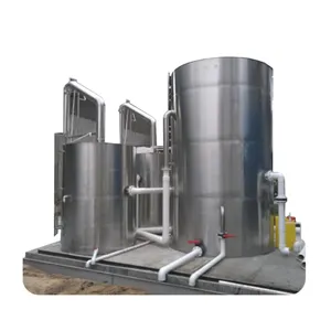 Filtre à eau par gravité Fabricant: SS304 Réservoir de sédimentation et filtre à sable avec équipement de désinfection