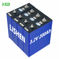 Batterie rechargeable au phosphate de fer et de lithium prismatique LiFePO4 LISHEN 200Ah haute performance pour véhicules électriques et outils électriques
