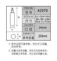 Flacon pulvérisateur à fine brume en HDPE de 250 ml, flacon pulvérisateur cosmétique en plastique de 8 oz personnalisé avec impression d'écran pour la vente en gros