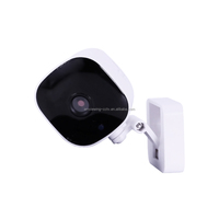 Caméra de surveillance sans fil 1080P, vision en temps réel via le cloud et mobile, moniteur de sécurité intérieur, vision nocturne intégrée, 360° ° rotation