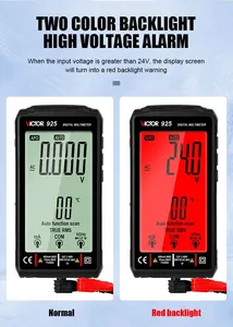 Multímetro Digital Inteligente VICTOR Ruoshui 925 Super Delgado, 9999 Lecturas, Pantalla LCD Grande, NCV 600V 600mA, Batería Recargable - Product Image 4