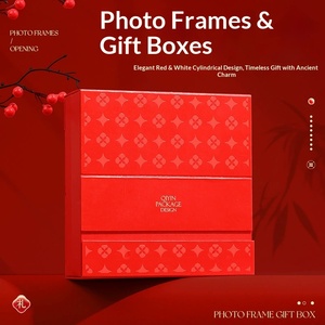 Custom Eco-Friendly Photo Frame Gift <b>Box</b> with Logo Printing Reusable <b>Memorial</b> Packaging - Product Image 2