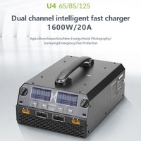 Chargeur rapide de batterie UAV double canal haute puissance, équipement de charge pour drones de cartographie aérienne agricole et de protection incendie d'urgence
