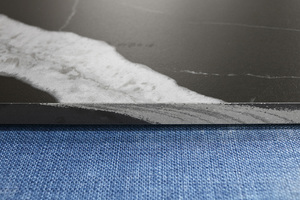 Bàn trà đá sintered cao cấp phong cách Wabi Sabi có ngăn kéo - Product Image 5