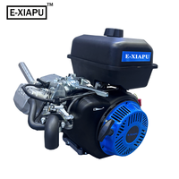 Moteur marin à essence Euro 5 12HP/13HP refroidi par air à cylindre unique E-XIAPU 13kW pour bateau de pêche