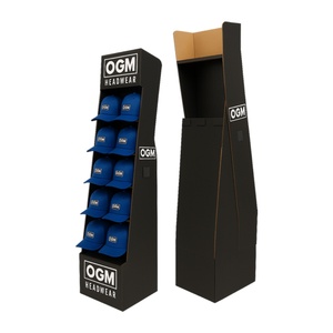 Expositor de Cartón Corrugado Plegable, Ecológico y Portátil de Alta Calidad para Tiendas Minoristas, para Ropa, Sombreros y Libros - Product Image 1