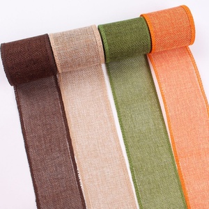 6cm solide <span class=keywords><strong>Jute</strong></span> emballage ruban 3 m/<span class=keywords><strong>rouleau</strong></span> Pack découpable décoratif noël accessoires résistant à l'usure présent glands ruban - Product Image 3