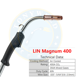 Pistola per Saldatura MIG 400A <span class=keywords><strong>Magnum</strong></span> 400 Pistola per Saldatura CO2 10ft - Product Image 3