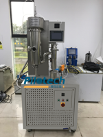 Sécheur par pulvérisation en circuit fermé de type banc de travail YC-501, débit d'alimentation 500 ml/h, taille des particules 1-25 μm pour matériaux thermosensibles